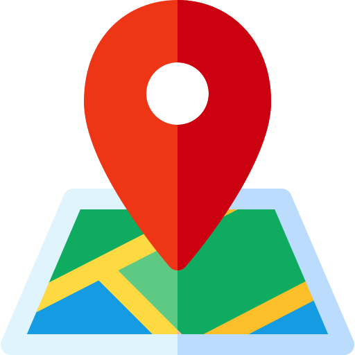 kin location map